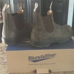 Blundstone Rustic Brown Leather Ankle Boots